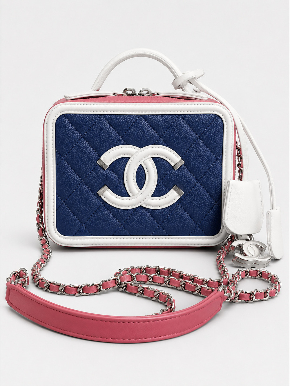 Chanel CC Filigree Vanity Case